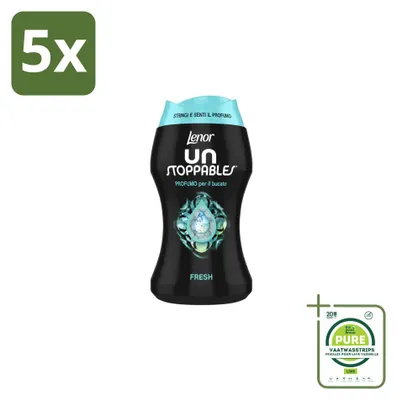 Produktbild von 5 x Lenor Unstoppables Wäscheparfüm Fresh - 140 g - Großpackung - 5 Stücke