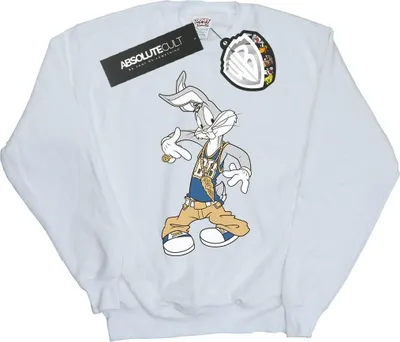 Obrázok produktu pre Looney Tunes - mikina "Rapper" pre mužov BI2109 (XL) (Biela)