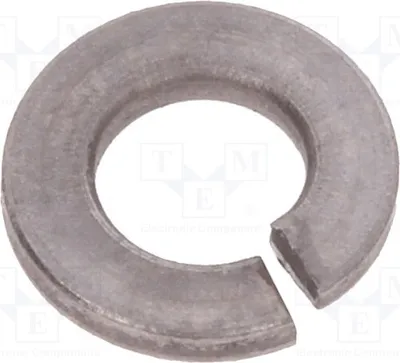 Zdjęcie produktu dla 100 podkładkowych, stal nierdzewna A2, typ K2/D127, podkładki D=4,4 mm, h=0,5 mm, gwint M2