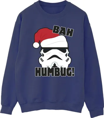 Produktbild von Star Wars - "Episode IV: A New Hope Humbug" Sweatshirt für Herren BI46030 (S) (Marineblau)