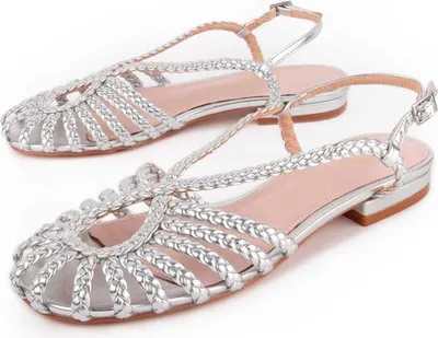 Produktbild von Montevita Flache Sandale Mirea Silber