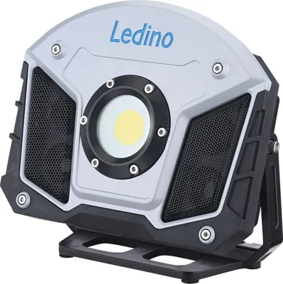 Produktbild von Ledino Horn, 15 W, LED, IP20, IP54, 6000 mAh, Schwarz, Silber, Freistehende Arbeitsleuchte