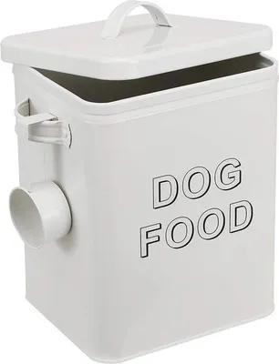 Produktbild von Famanu Futtercontainer mit luftdichtem Deckel und Schaufel - Weiß