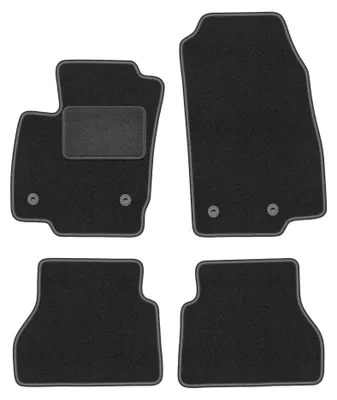 Produktbild von Velours-Fußmatten für Ford B-MAX 2012-2017 (Minivan) – 4-tlg, Graphit, passgenau – Wielganizator LUX