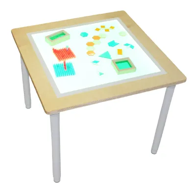 Produktbild von Happy Kidz 4-teiliger Satz Füße für LED Leuchttische weiß/farbig 2130531023