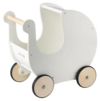 Produktbild von Sebra Puppenwagen – Holz – Weiß