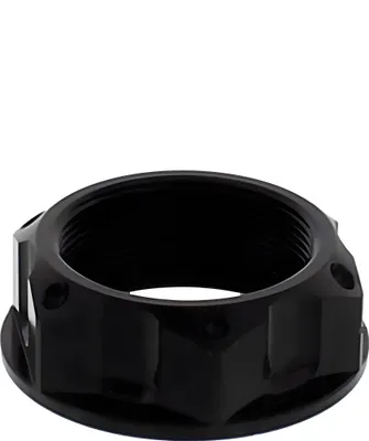 Produktbild von Mutter Lenkkopf JMP Bolt M28x1,00mm Aluminium schwarz für Yamaha YZF-R6 250 / 450 / 500 / 530 / 600 / 636 / 750 / 779 / 800 / 900 / 998 / 1000 / 1200