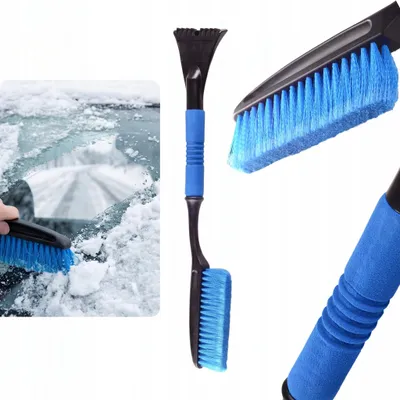 Image de Brosse à neige et grattoir à glace premium CARDOS pour voitures, 85 cm, modèle AZ206
