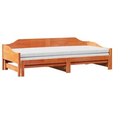Obrázek produktu pro Válenda s přistýlkou voskově hnědá 80 x 200 cm masivní borovice
