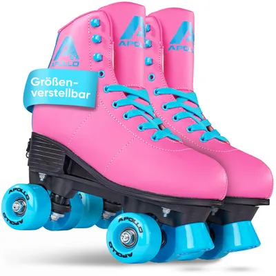 Produktbild von Apollo Rollschuhe Disco Roller Funky - Verstellbar - Pink  - S - 31-34