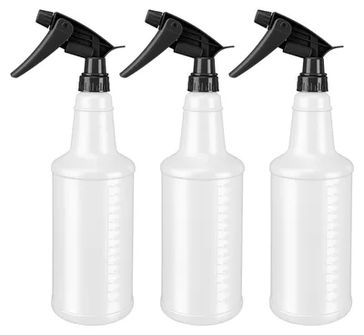 Sprühflaschen 3er-Set, 750 ml, Kunststoff, verstellbare Düse