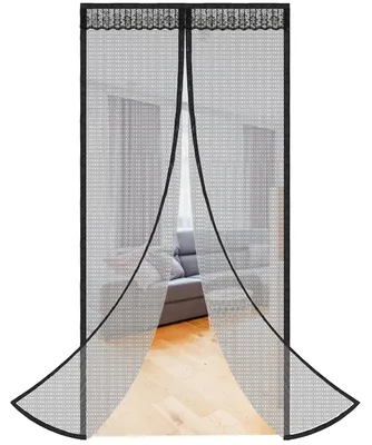 Productafbeelding van Deurhor | Vliegengordijn | Deurgordijn | Magnetisch | 100 x 210 cm | Zwart