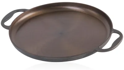 Gusseisen-Paellapfanne 35 cm, poliert, 2 Griffe, Induktion