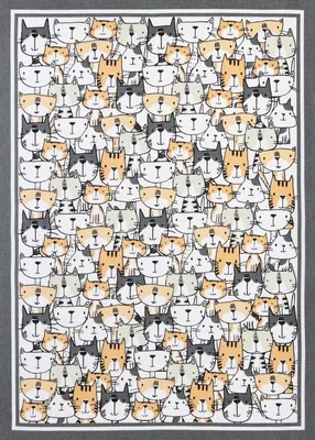 Produktbild von Geschirrtuch Katzen, Geschirrtücher, Mitbringsel Geschenkidee Tuch, Katze