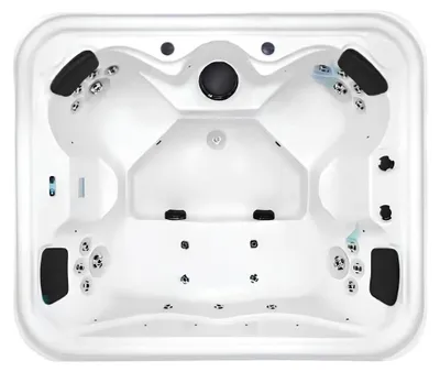 Produktbild von Massagebad Outdoor-Spa Hydromassagewanne Whirlwanne Whirlpool 206x176 cm