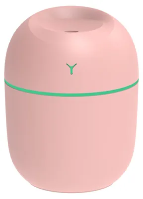 Produktbild von 220 ml Nebel-Luftbefeuchter mit Nachtlicht, tragbarer Schreibtisch, leiser, kuehler USB-Luftbefeuchter, wasserloser Luftbefeuchter mit automatischer Abschaltung fuer Zuhause, Reisen, Buero, Schlafzimmer