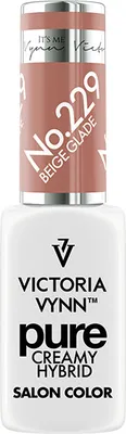 Obrázek produktu pro Hybridní gel lak PURE CREAMY HYBRID 229 Beige Glade 8 ml