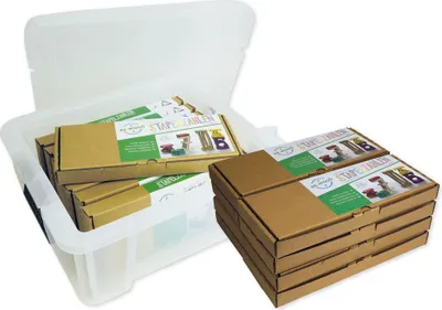 Produktbild von TimeTEX Klassensatz Stapel-Zahlen Montessori-Farben, 8-tlg., in Stapel-Box "Montessori Premium"