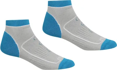 Produktbild von Regatta - Dámske členkové ponožky "Samaris Trail" (2-pack) RG6286 (35,5 EU - 38 EU) (Light steel grey/blue)