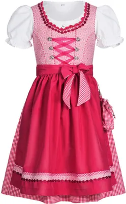 Produktbild von Kinderdirndl 3-teilig Nuria in Pink von Nübler Größe 98