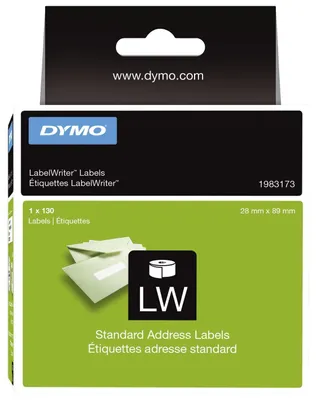 Immagine prodotto di Rotolo di etichette Dymo® 1983173 LabelWriter™ - etichette standard, 28 x 89 mm, bianco