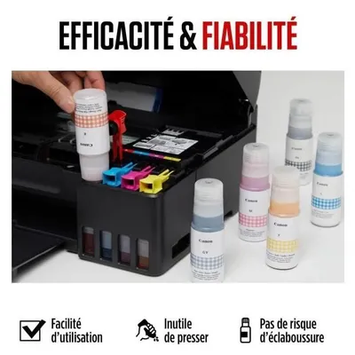 Image de Bouteille d'encre - CANON - GI-53Y - Jaune - Compatibilité PIXMA G650 et G550 - (4690C001)