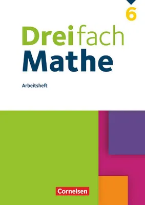 Obrázok produktu pre Dreifach Mathe 6. Schuljahr - Arbeitsheft mit Lösungen