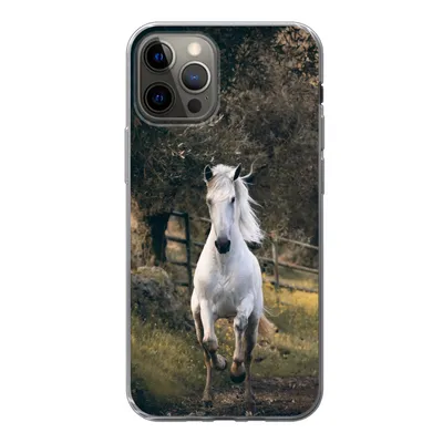 Produktbild von MuchoWow® Handyhülle Schutzhülle Hülle für iPhone 13 Pro Pferd - Natur - Schlamm Silikon Softcase Handy Hülle - Handy-Tasche