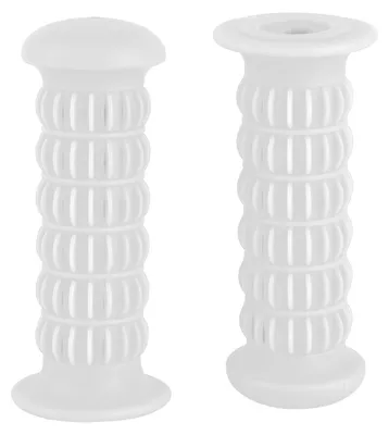 Image de Poignées universelles en caoutchouc pour moto, pour guidon de moto, 25–28 mm, blanc