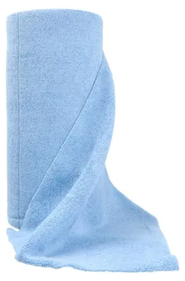 Produktbild von Microfasertücher auf Rolle 30 cm x 30 cm blau 50 Tücher