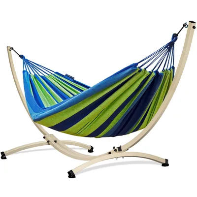 Obrázok produktu pre Potenza Hojdacia sieť  s rámom Hojdačka pre dve osoby 220x160 cm I Pozinkovaný rám 220 kg