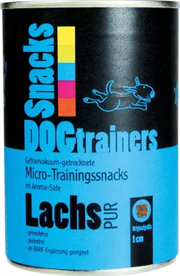 Produktbild von 110 g -  Schecker DOGTRAINERS Lachs PUR - getreidefrei - glutenfrei - 100% Lachs