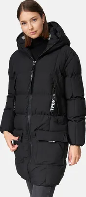 Produktbild von Willo F Damen Steppjacke hochschließender Kragen Schwarz S