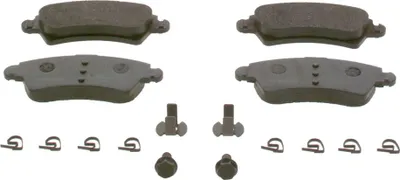 Image de Jeu de garnitures de frein Bosch, frein à disque 0 986 424 801