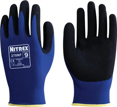 Produktbild von 10 Paar Nitrex 270 NF | Mehrweghandschuhe | Gr. M | Industriehandschuhe