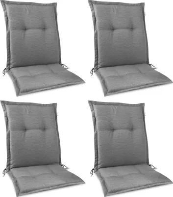 Obrázek produktu pro Beautissu Sada 4 nízkých opěradel židlí HighLux NL 105x50x7 cm