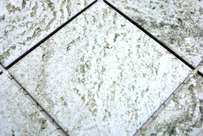 Produktbild von Handmuster Mosaik Fliese Keramik Steinoptik Struktur hellgrau Fliesenspiegel Küche MOS22-HWA9LG_m