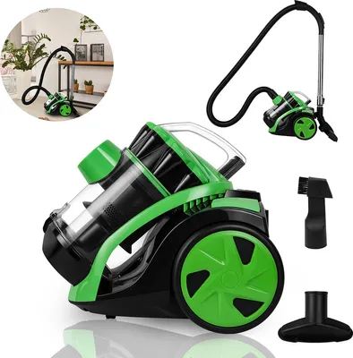 Obrázek produktu pro Wolketon Vysavač bezsáčkový podlahový vysavač Cyklónový vysavač 3 tipy HEPA filtr 3L 900W