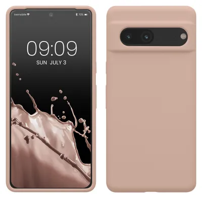Produktbild von kwmobile Handyhülle für Google Pixel 7 Hülle, für Pixel 7 Case - Hülle Silikon - kabelloses Laden - Altrosa matt