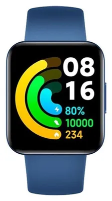 Immagine prodotto di Smartwatch Xiaomi POCO Watch GL con GPS BHR5723GL Cinturino Silicone Blu