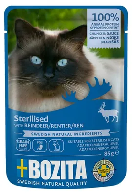 Produktbild von BOZITA Sterilisierte Frikadellen mit Rentiersauce 85g