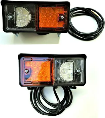 Produktbild von 2x LED Positionsleuchte m.Blinklicht Traktor Schlepper Bagger Positionslicht SET