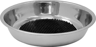 Immagine prodotto di Ciotola in acciaio inox con tappetino per leccare, antiscivolo Ø 13,5 x 3 cm; circa 200 ml