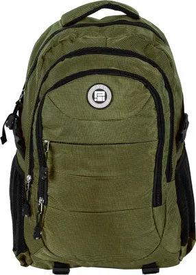 Produktbild von PASO Rucksack wasserdicht für Damen, Herren und Jungen 30 Liter Bequem Ergonomisch Schulrucksack Wanderrucksack - Farbe: Grün