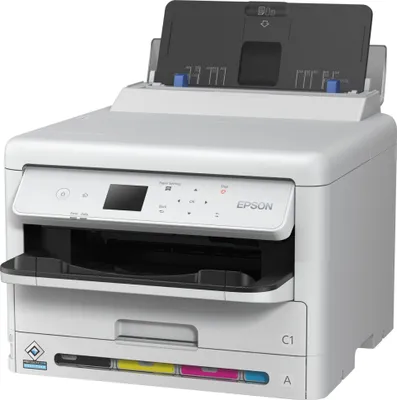 Produktbild von Epson WorkForce Pro WF-C5390DW BAM - Drucker - Farbe - Duplex - Tintenstrahl - A4/Legal - 4800 x 1200 dpi - bis zu 25 Seiten/Min. (einfarbig)/bis zu 25 Seiten/Min. (Farbe) - Kapazität: 330 Blätter - USB, Gigabit LAN, Wi-Fi