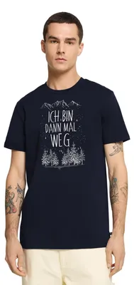 Produktbild von Spreadshirt Ich Bin Dann Mal Weg Berge Männer Premium T-Shirt, XL, Navy
