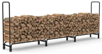 Produktbild von Solidchoice – Outdoor-Holzlagerregal für Holz, mit Stahlkonstruktion