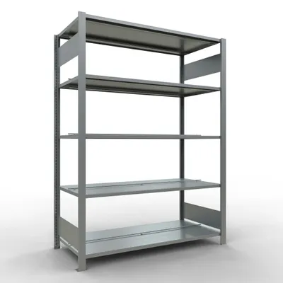 Produktbild von Büroregal Stecksystem Grundregal - 1800x1300x600 mm, Typ 150 kg