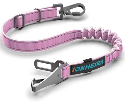 Produktbild von Hundesicherheitsgurt Autogurt Hund - Verstellbar - Rosa - Gurtgeschirr mit Klickverschluss
