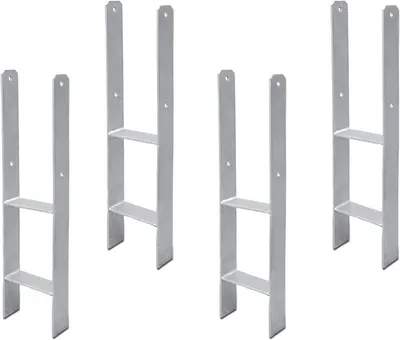 Produktbild von TolleTour 4X H-Anker H-Pfostenträger 121 mm, H-Anker Gesamthöhe 600 mm, Materialstärke 5 mm